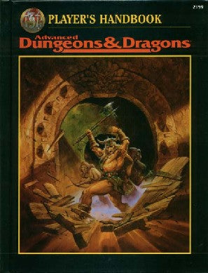 AD&amp;D 2nd Edition Player&#39;s Handbook (2nd cover)