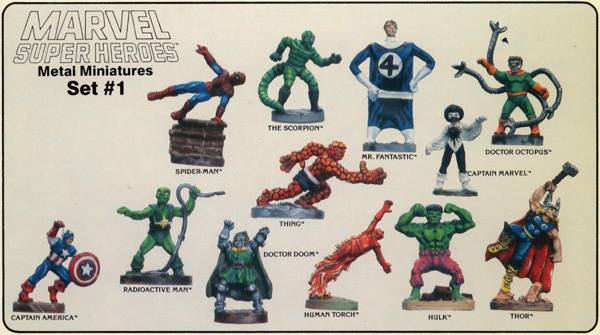 Marvel Metal Miniatures Set #1