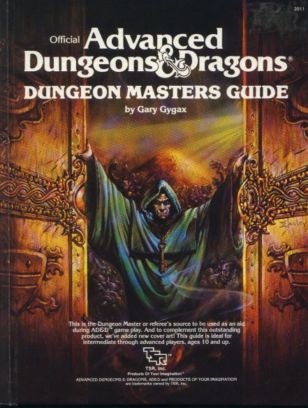 AD&amp;D Dungeon Masters Guide (orange spine)