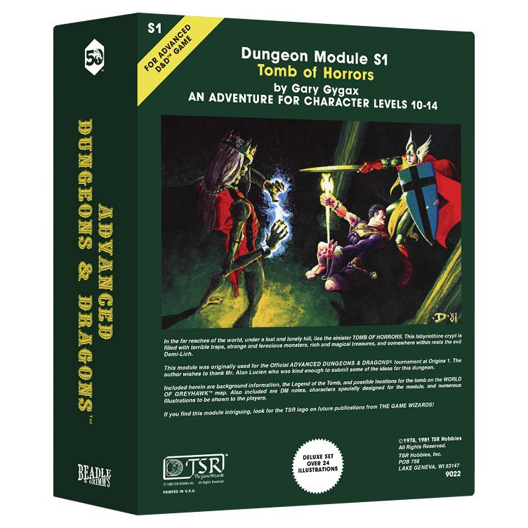 Classic Module Dice Collection: Tomb of Horrors - Pre-order