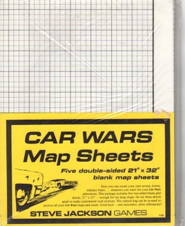 Car Wars Blank Map Sheets