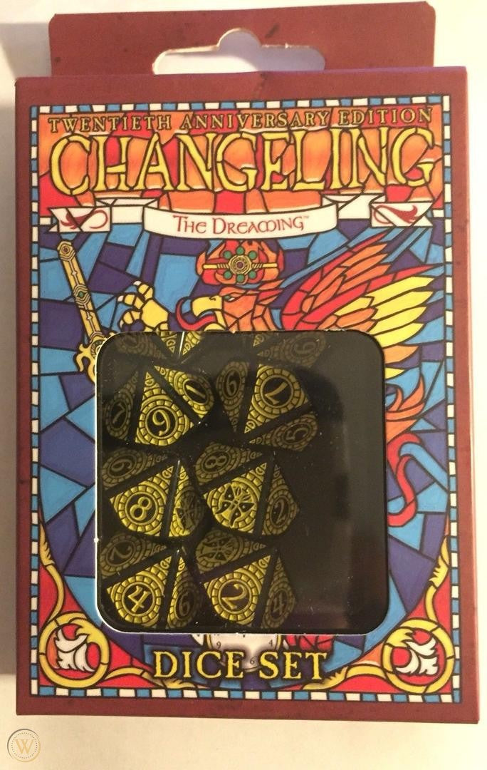 Changeling The Dreaming 20th Anniversary Dice Set