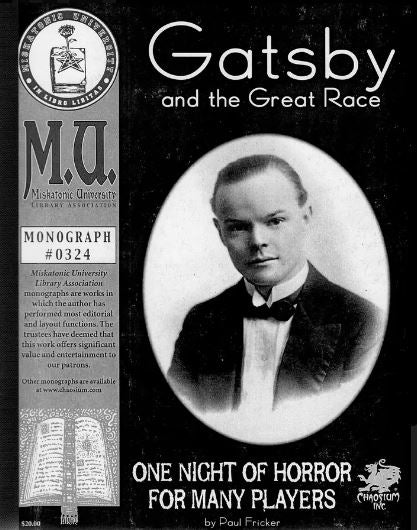 Monograph #0324 Gatsby and the Great Race