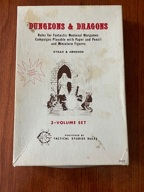 Original D&amp;D Set (white box, Original Collector&#39;s Edition)