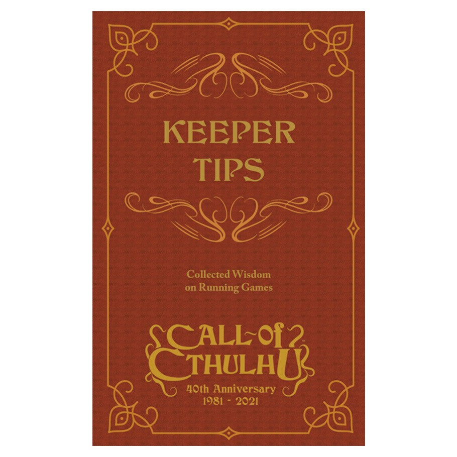 Call of Cthulhu Keeper Tips Book