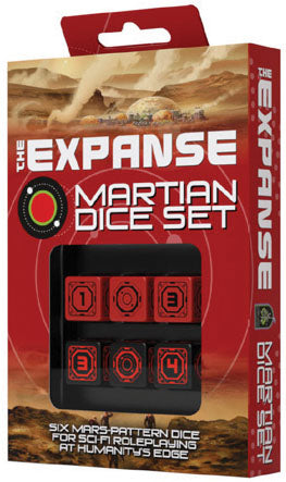 The Expanse Martian Dice Set
