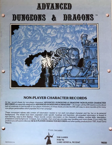 Non-Player Character Records (1979 edition)