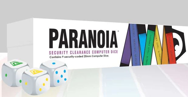 Paranoia Security Clearance Computer Dice (9)