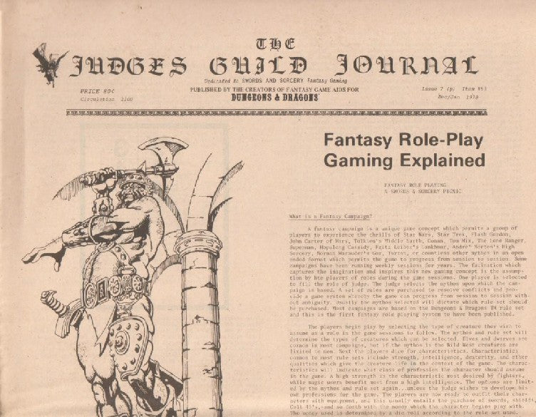 Judges Guild Journal #7