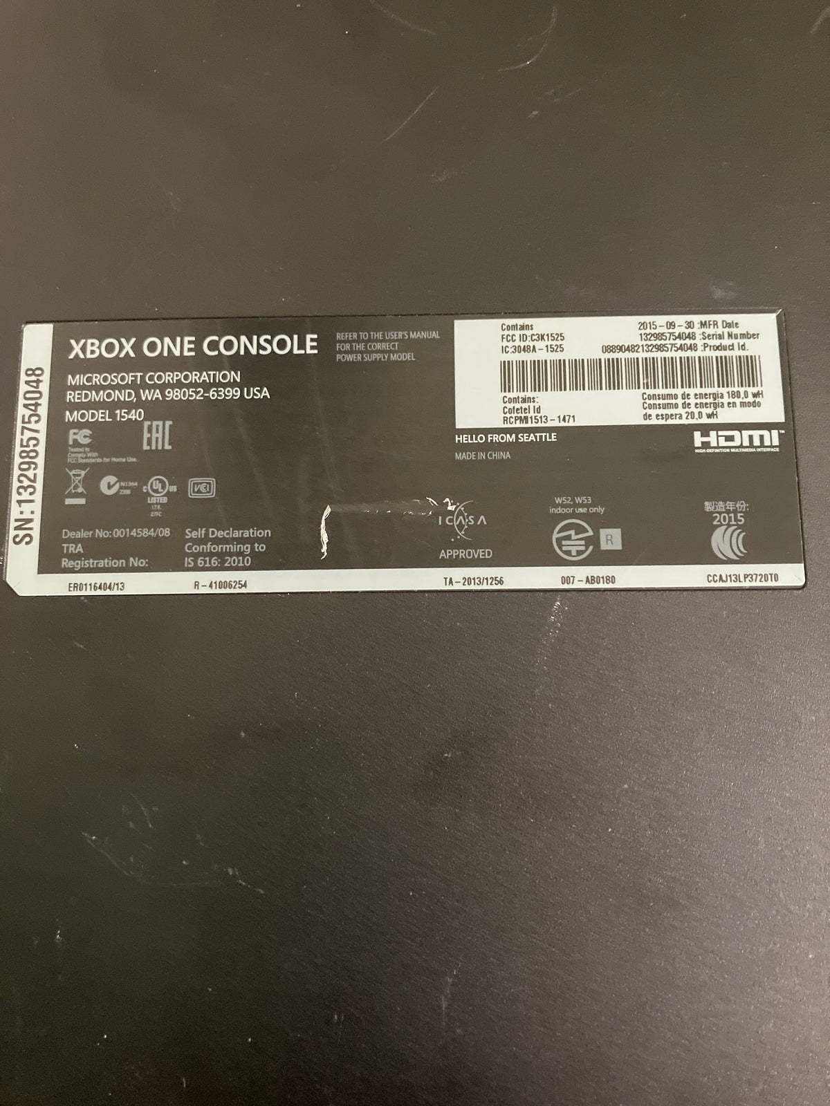 Microsoft Xbox One 500GB Black Console Bundle
