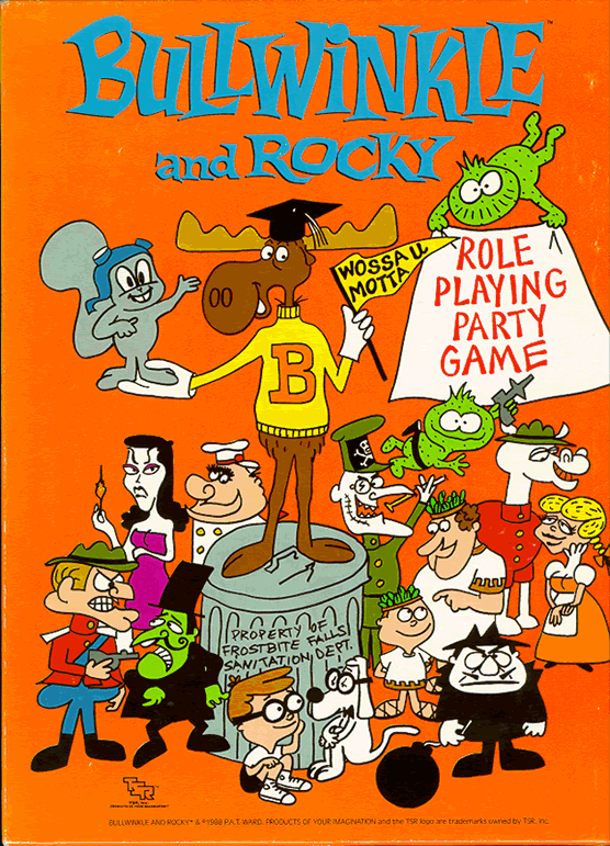 Bullwinkle and Rocky party game