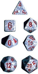 Speckled Polyhedral Air 7-Die Set