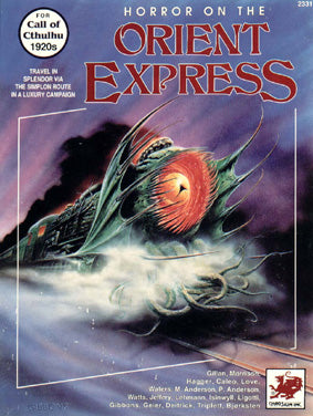 Horror on the Orient Express 1st Edition
