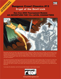 DCC #13: Crypt of the Devil Lich