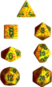 Speckled Polyhedral Lotus 7-Die Set