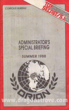 Administrator&#39;s Special Briefing (Summer 1988)