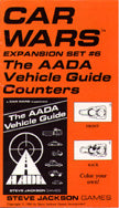 Car Wars Expansion Set #6 The AADA Vehicle Guide Counters