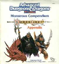 MC4 Dragonlance Monstrous Compendium