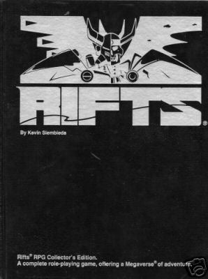 Rifts RPG Silver Collector&#39;s Edition