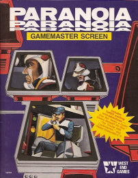 Paranoia 1st ed. Gamemaster Screen