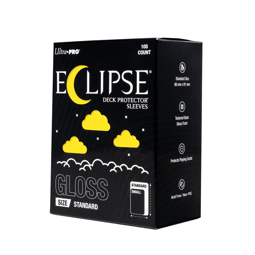 ECLIPSE® Gloss Standard DECK PROTECTOR® Sleeves: Lemon Yellow - 105ct