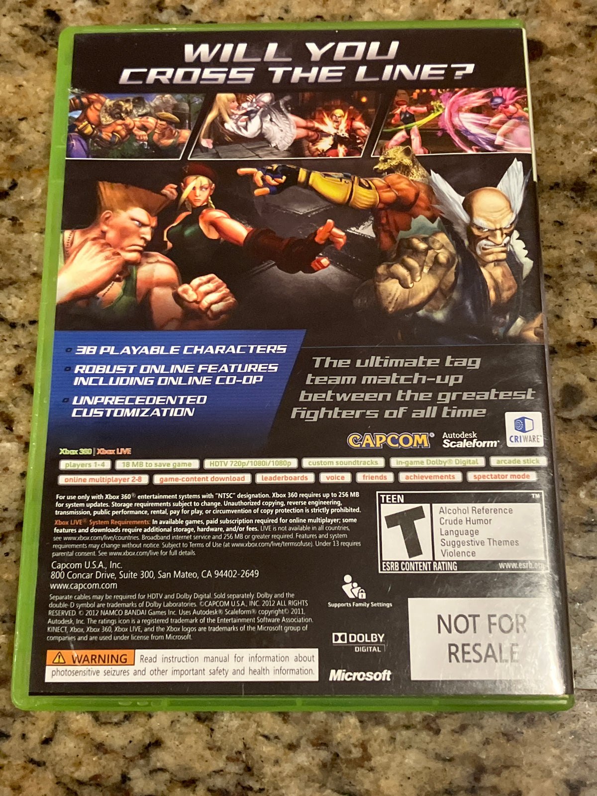 Street Fighter X Tekken Special Edition (XBox 360) - Not for Resale