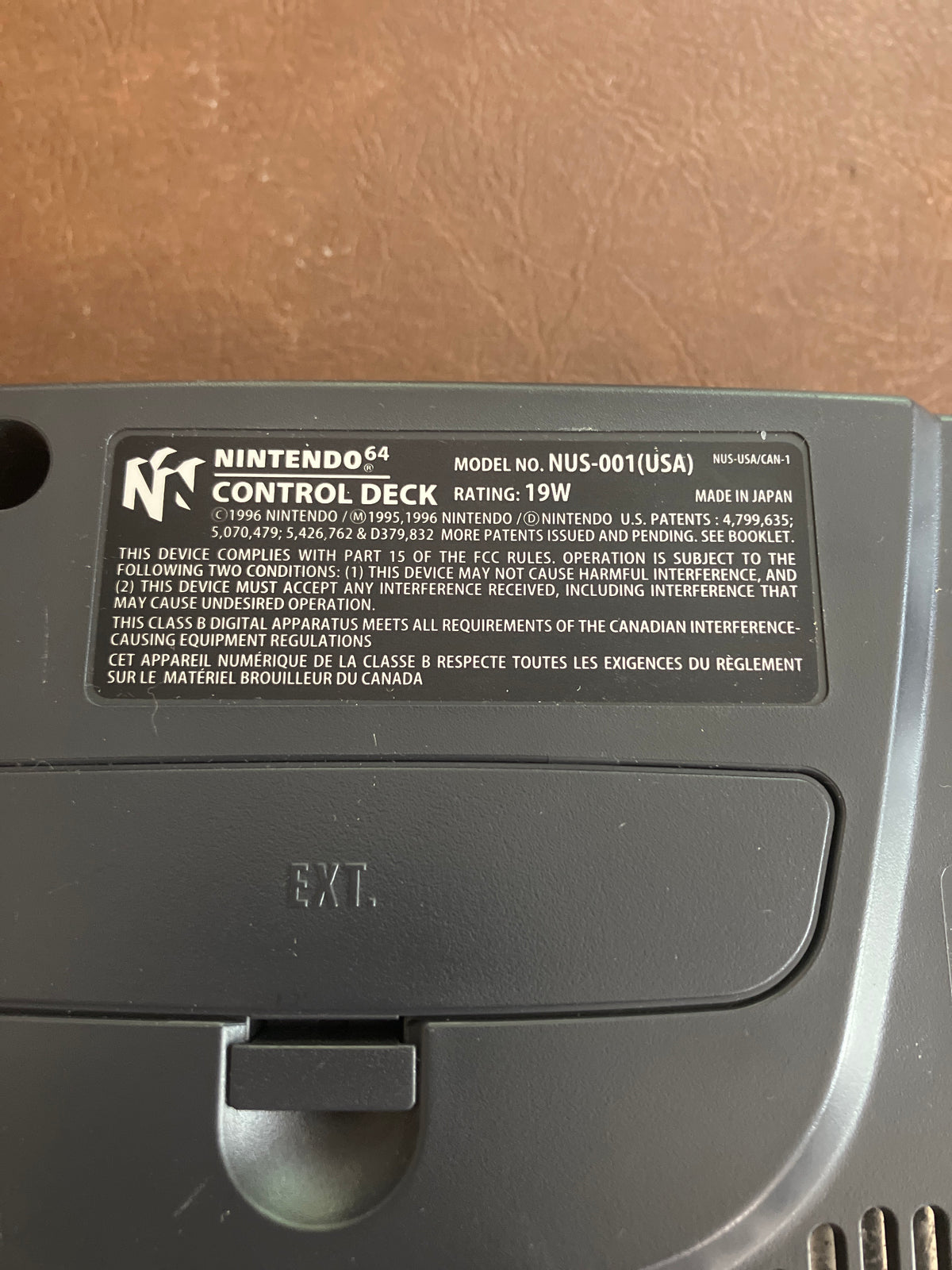 Nintendo 64 Console (in original box)