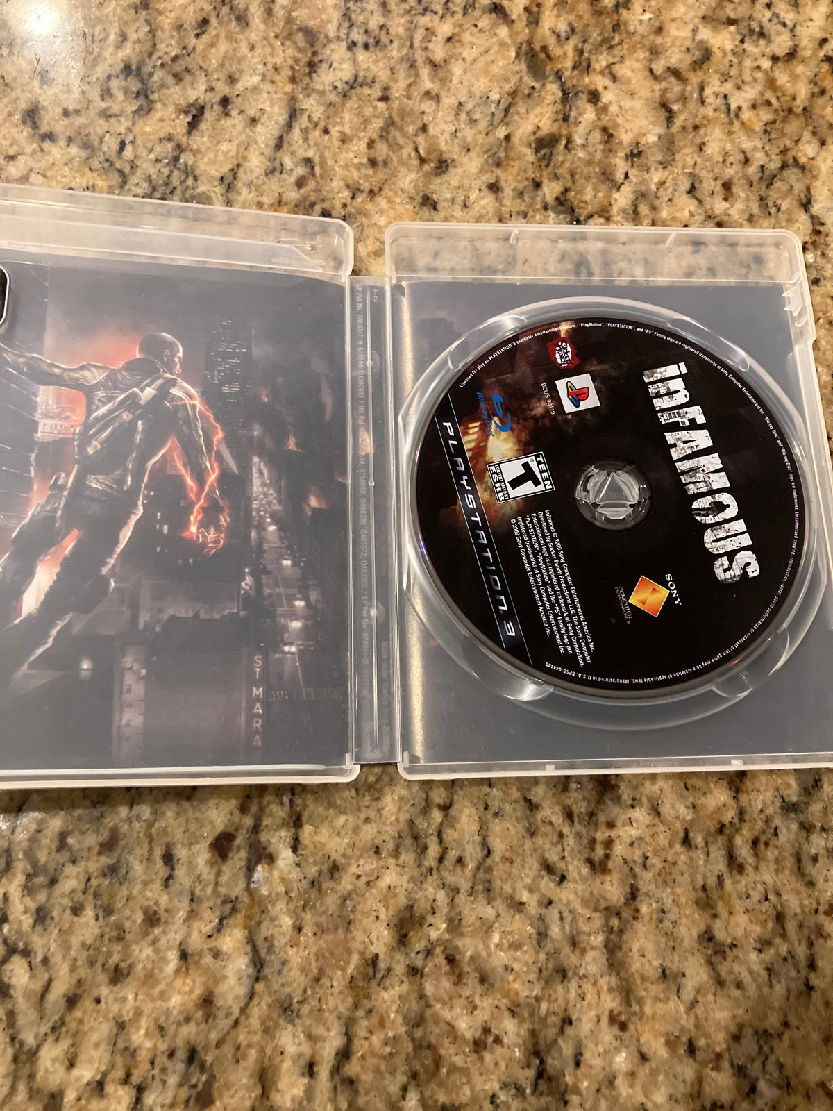 inFamous (PS3) - no manual