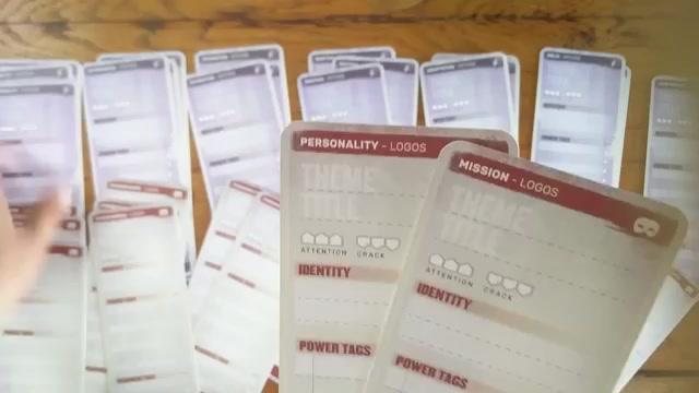 City of Mist - Character & Theme Cards