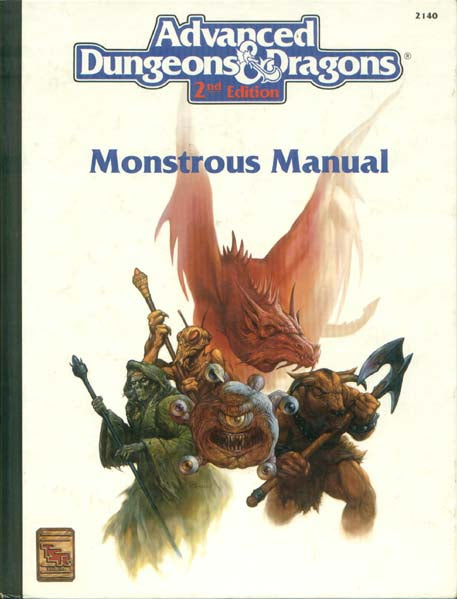 Monstrous Manual (white cover)