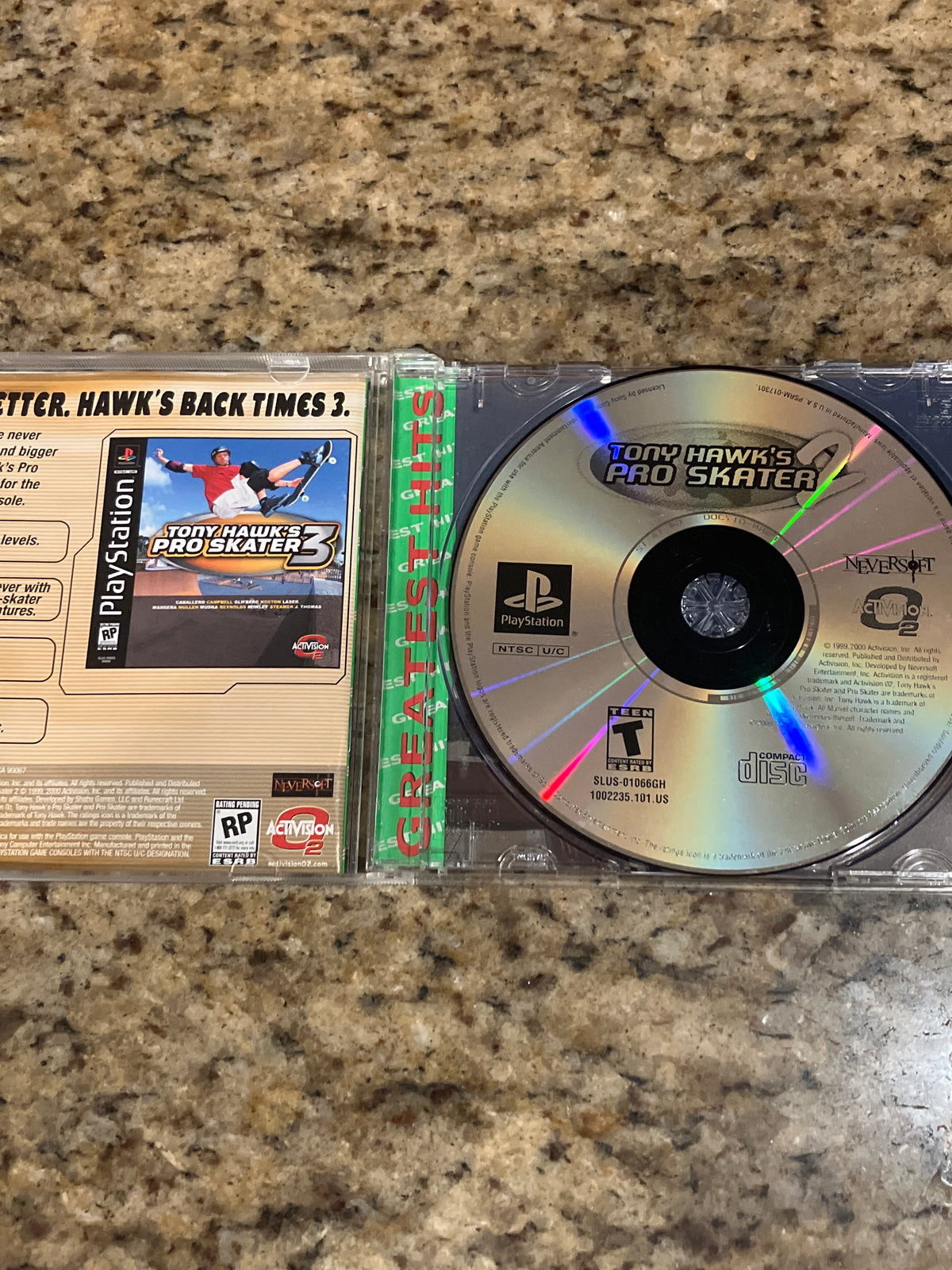 Tony Hawk's Pro Skater 2 (PS1) - Greatest Hits