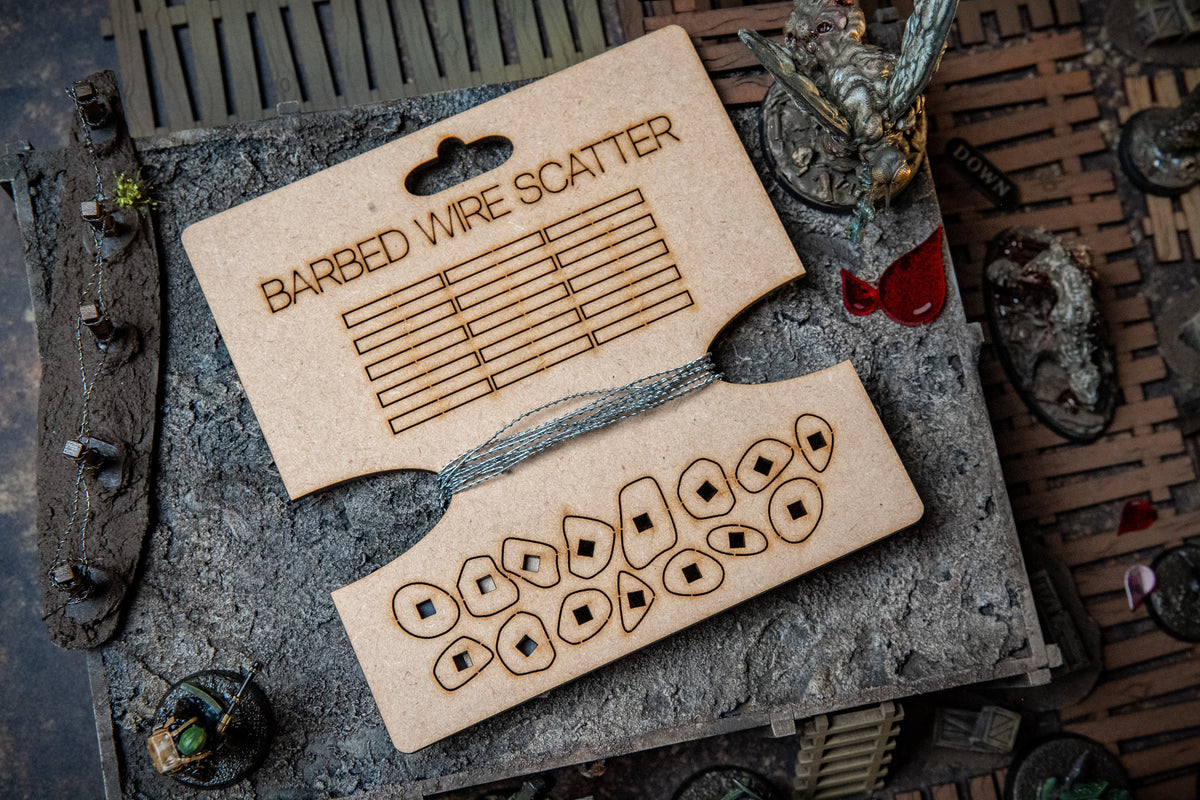 Barbed Wire Fence Scatter Terrain