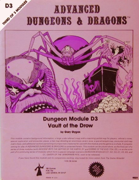 D3 Vault of the Drow pastel (5th printing)