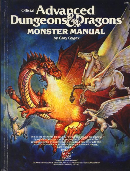 AD&amp;D Monster Manual (orange spine)