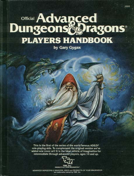 AD&amp;D Players Handbook (orange spine)