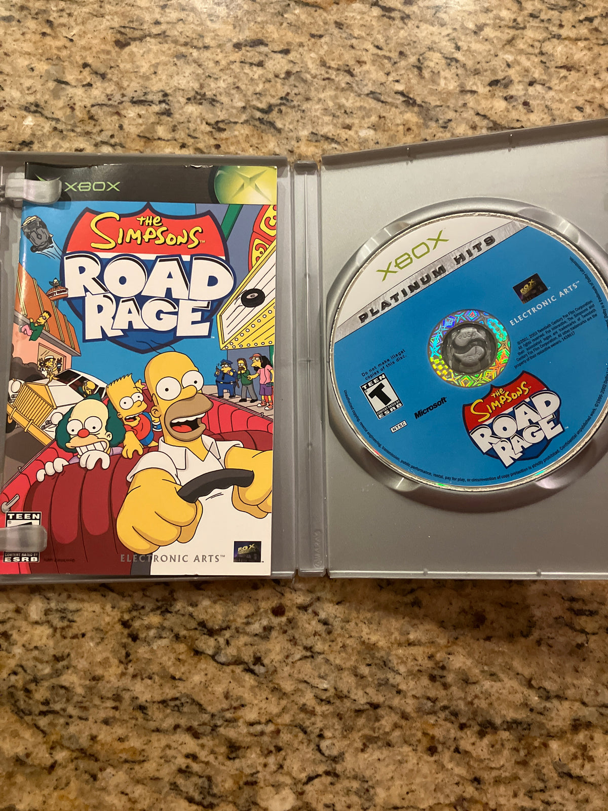 The Simpson's Road Rage - Platinum Hits (XBox)