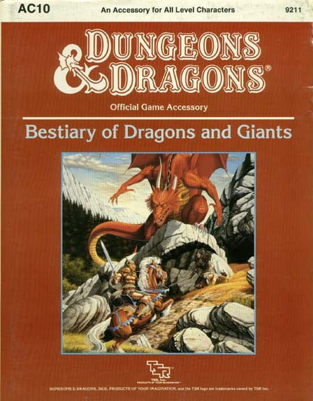 AC10 Bestiary of Dragons and Giants