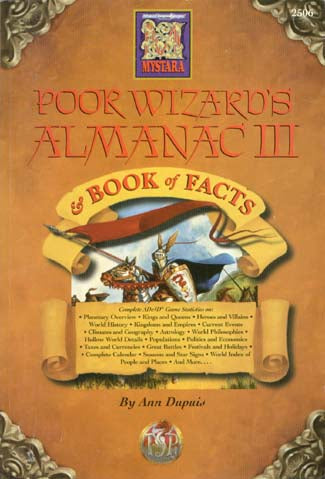 AC1012 Poor Wizard&#39;s Almanac III