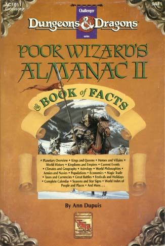 AC1011 Poor Wizard&#39;s Almanac II