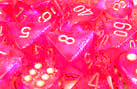 Borealis 2 Polyhedral Pink/Silver 7-Die Set
