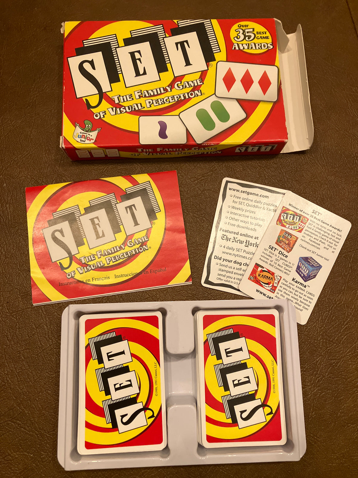 Set, The Family Game of Visual Perception