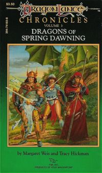 Dragons of Spring Dawning novel - 1st cover