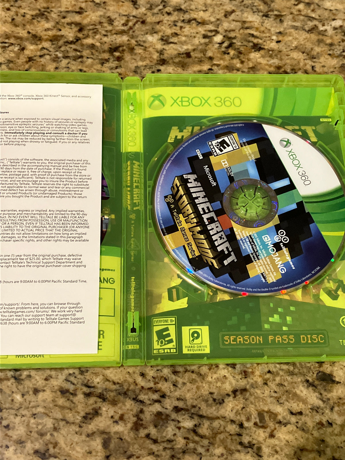 Minecraft Story Mode - Season Pass Disc (XBox One)