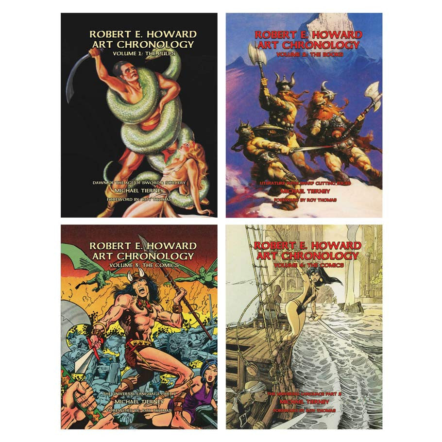 Robert E. Howard Art Chronology 4-Volume Slipcase  - Pre-order
