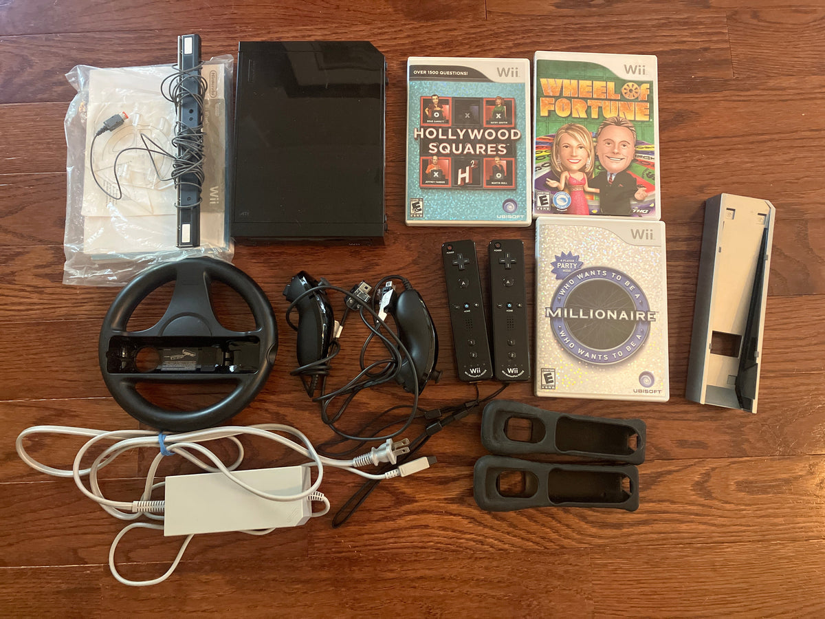 Wii Console - Black Bundle