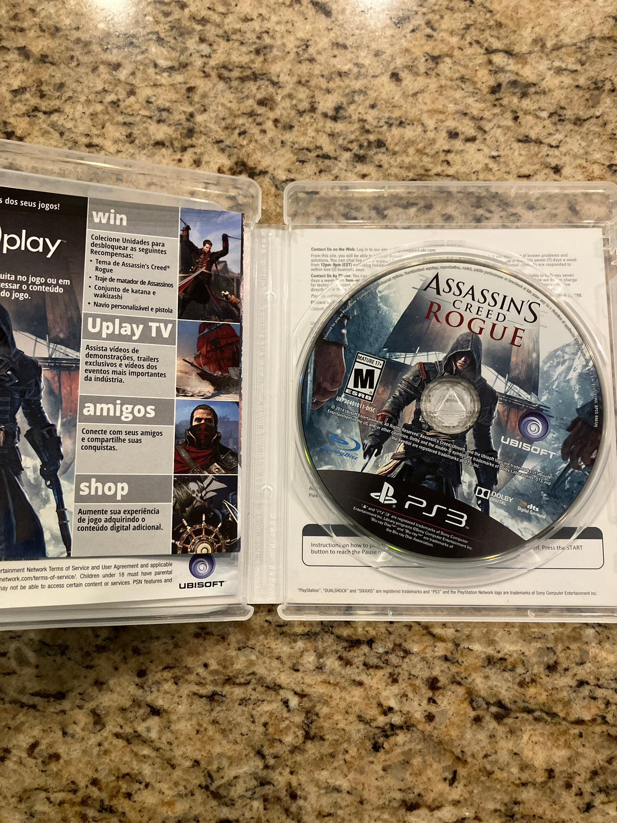 Assassin's Creed Rogue - Limited Edition (PS3) - no manual