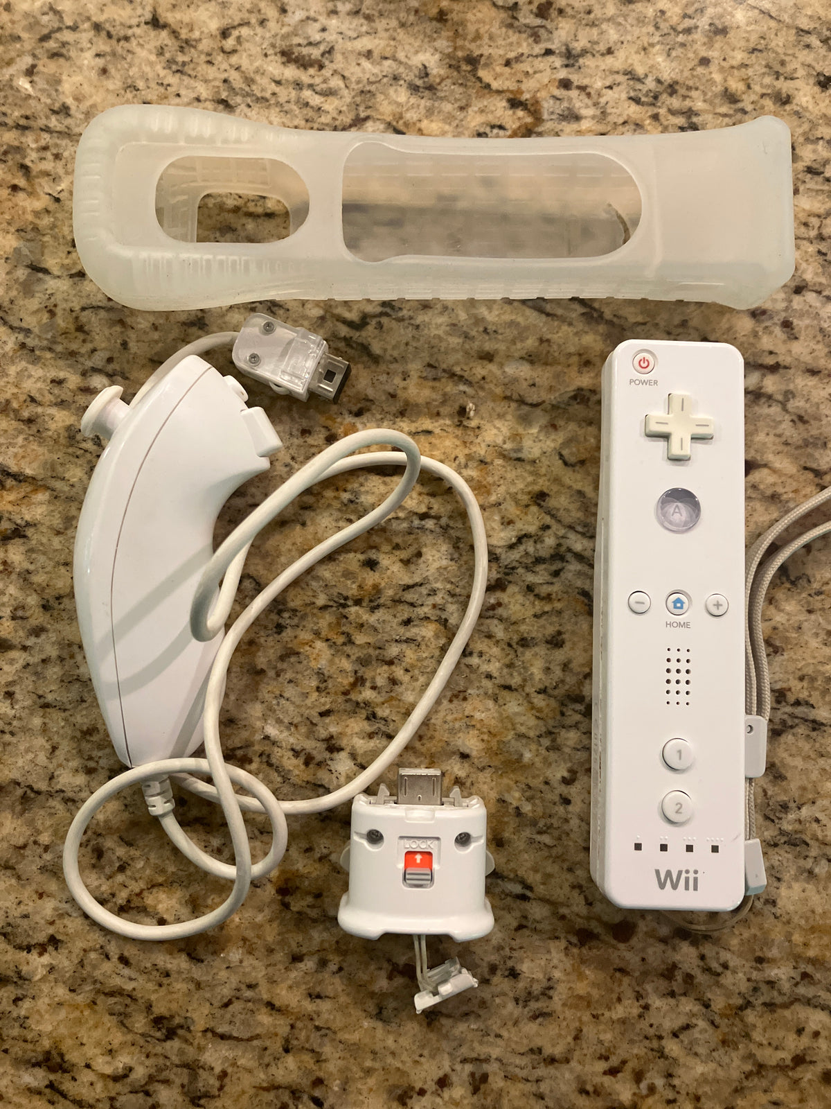 Wii Remote with Motionplus Adapter & Nunchuck