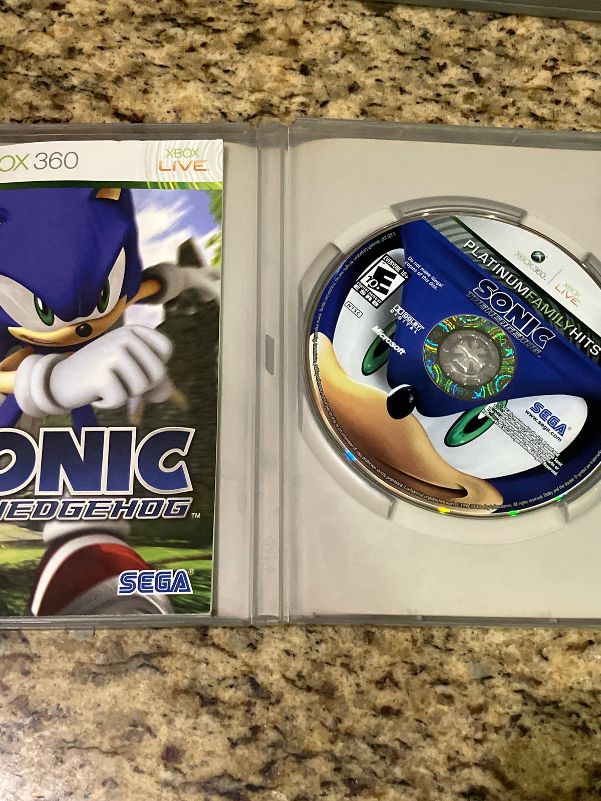Sonic the Hedgehog Platium Family Hits (XBox 360)