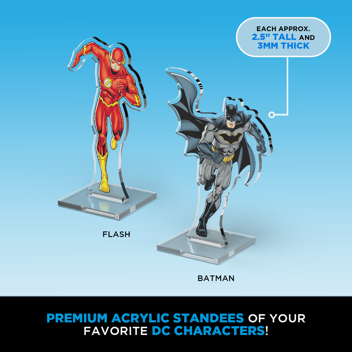 DC 2DZ Acrylic Standees: Pack 1