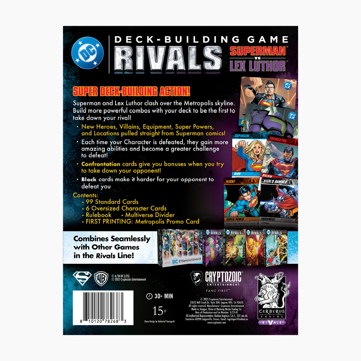 DC Deck-Building Game: Rivals — Superman vs. Lex Luthor